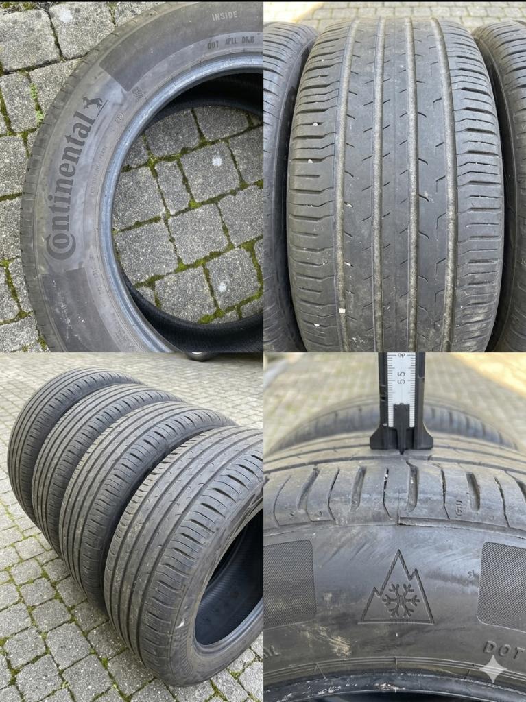 winterbanden Continental 235/55 R18 W, Auto-onderdelen, Banden en Velgen, Ophalen, Gebruikt, Winterbanden, 235 mm