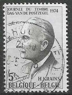 Belgique 1974 - Yvert 1705 /OBP 1713 - Journée du timbr (ST), Envoi, Affranchi, Oblitéré