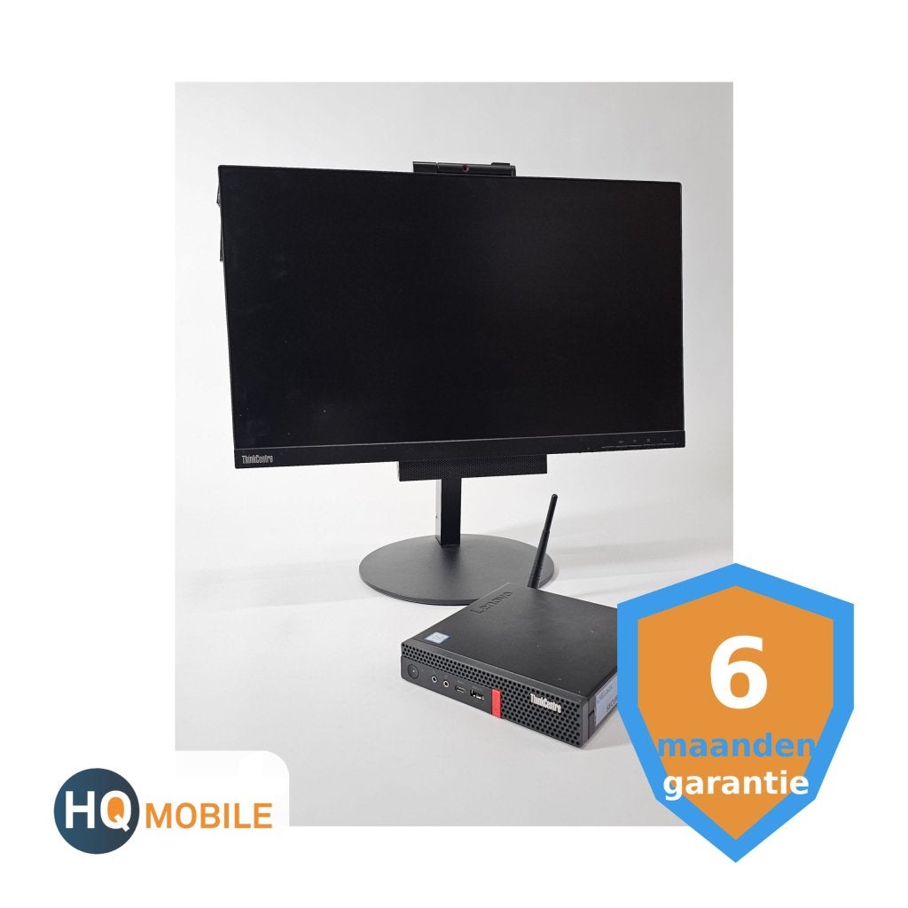 Lenovo ThinkCentre M720q Tiny + TIO 24 Gen 5 | i5-8400T, Niet ingevuld, Niet ingevuld, Niet ingevuld