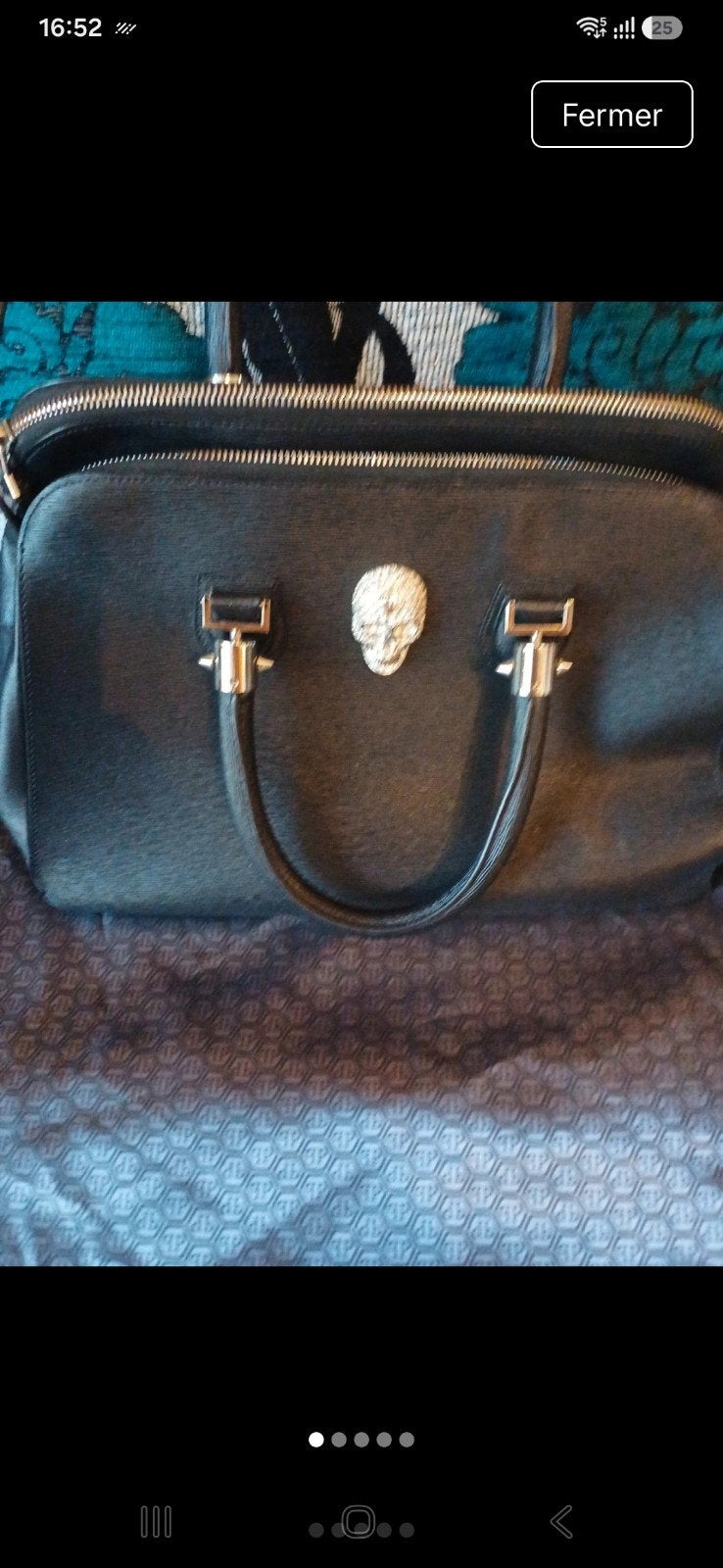 Philipp Plein handtas, Ophalen of Verzenden, Zwart