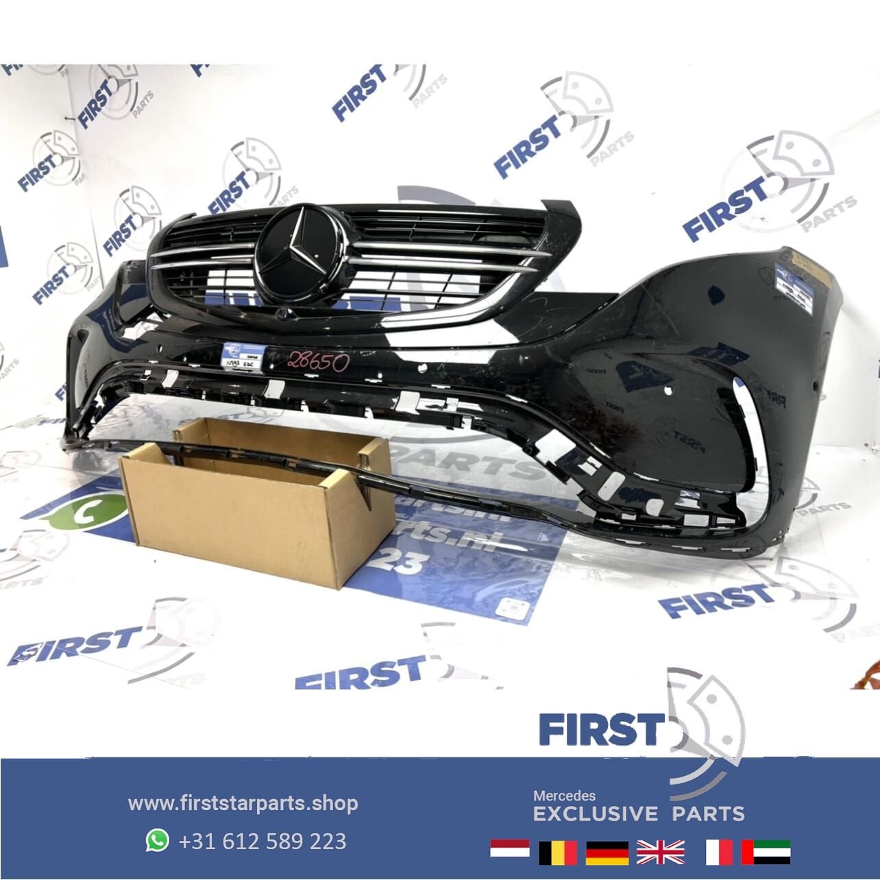 W293 N293 AMG VOORBUMPER ORIGINEEL Mercedes EQC Klasse 2018-, Gebruikt, -, Voor, Ophalen of Verzenden
