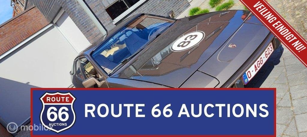 Porsche 924 | 1983 | Route 66 Auctions, Auto's, Zwart, Bedrijf, Overige carrosserie, Porsche