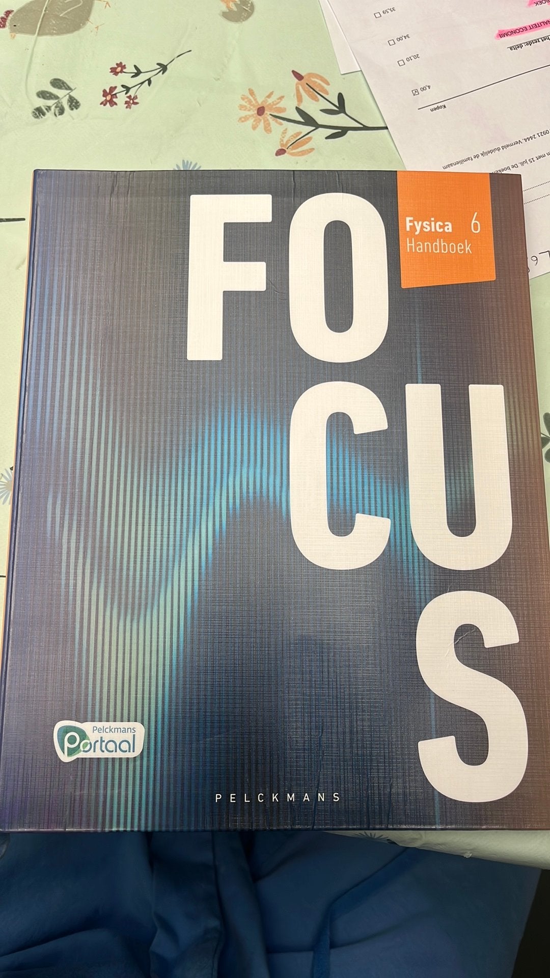 Focus Fysica 6 Handboek (incl. Pelckmans Portaal), Ophalen of Verzenden, Nieuw, ASO, Natuurkunde