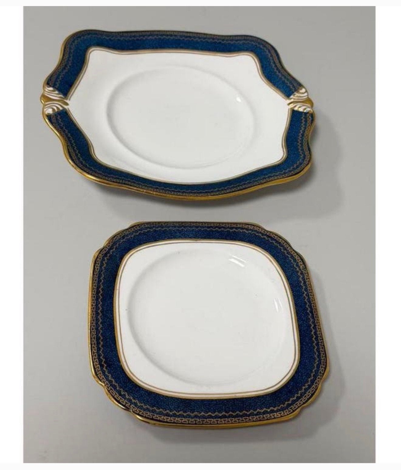 Assiette à vaisselle vintage en porcelaine 2x Tuscan England, Antiquités & Art, Enlèvement ou Envoi