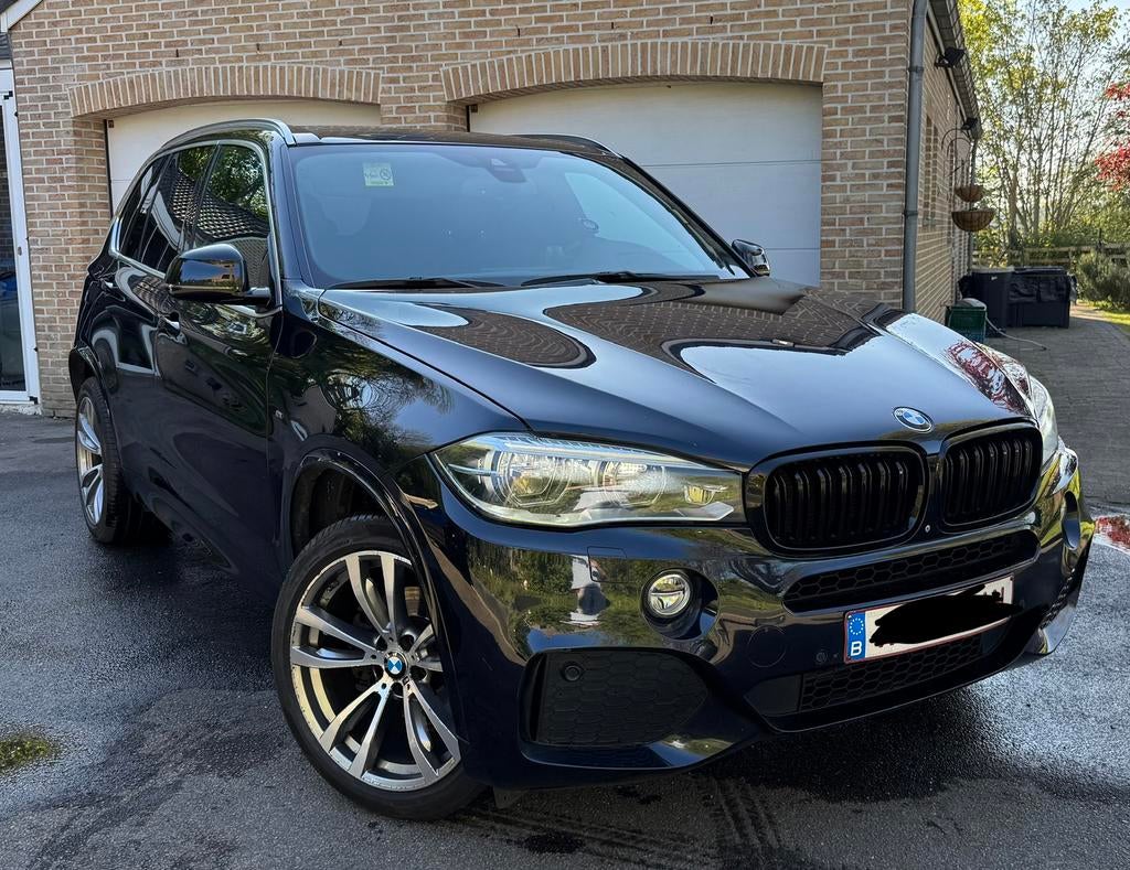BMW X5 3.0D PAKKET M EURO 6, Auto's, BMW, Zwart, Leder, Bruin, Diesel