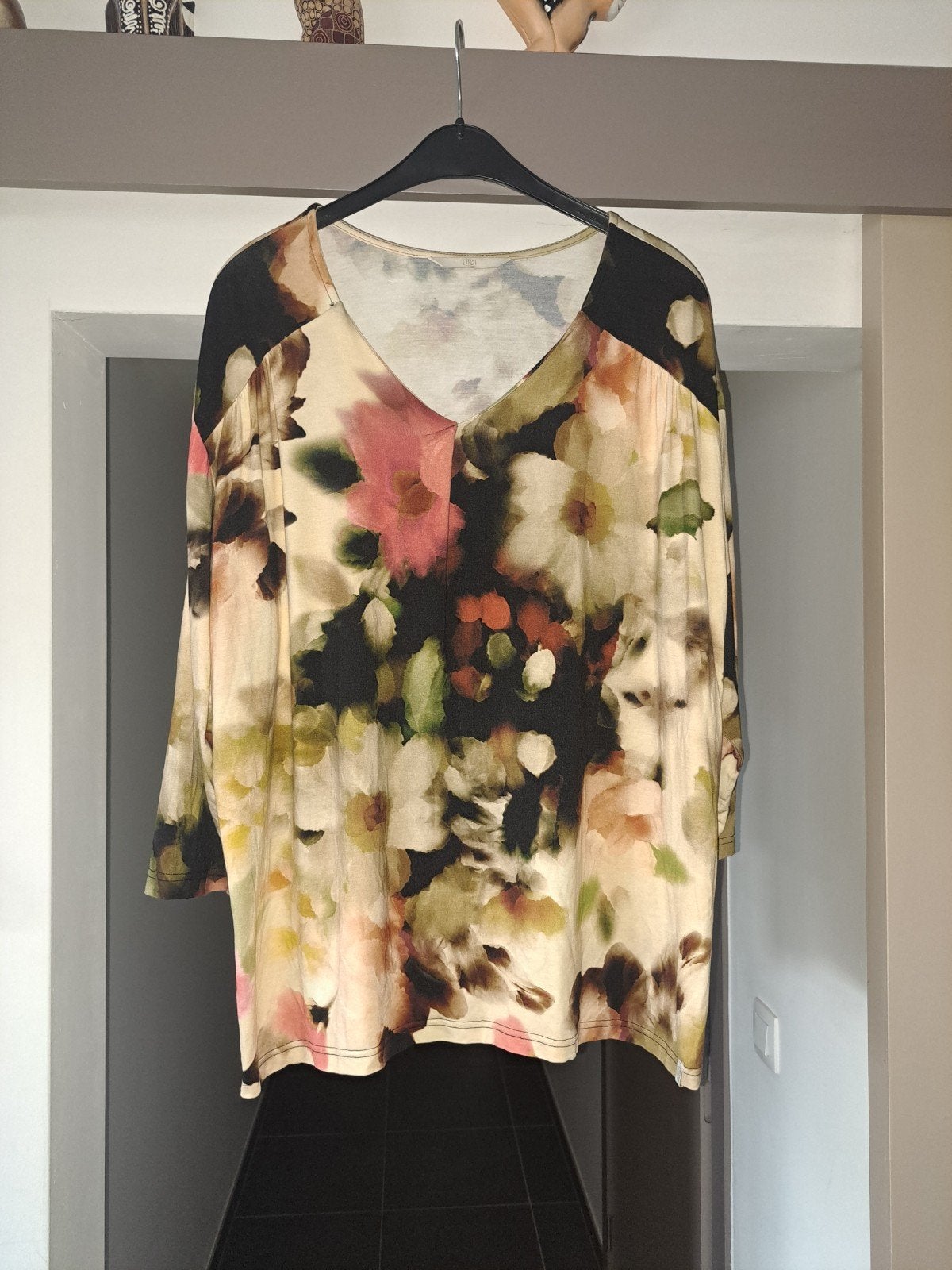 DIDI, tuniek met bloemen print, mt 44, Kleding | Dames, Meerkleurig, Blouse of Tuniek, Didi, Ophalen of Verzenden