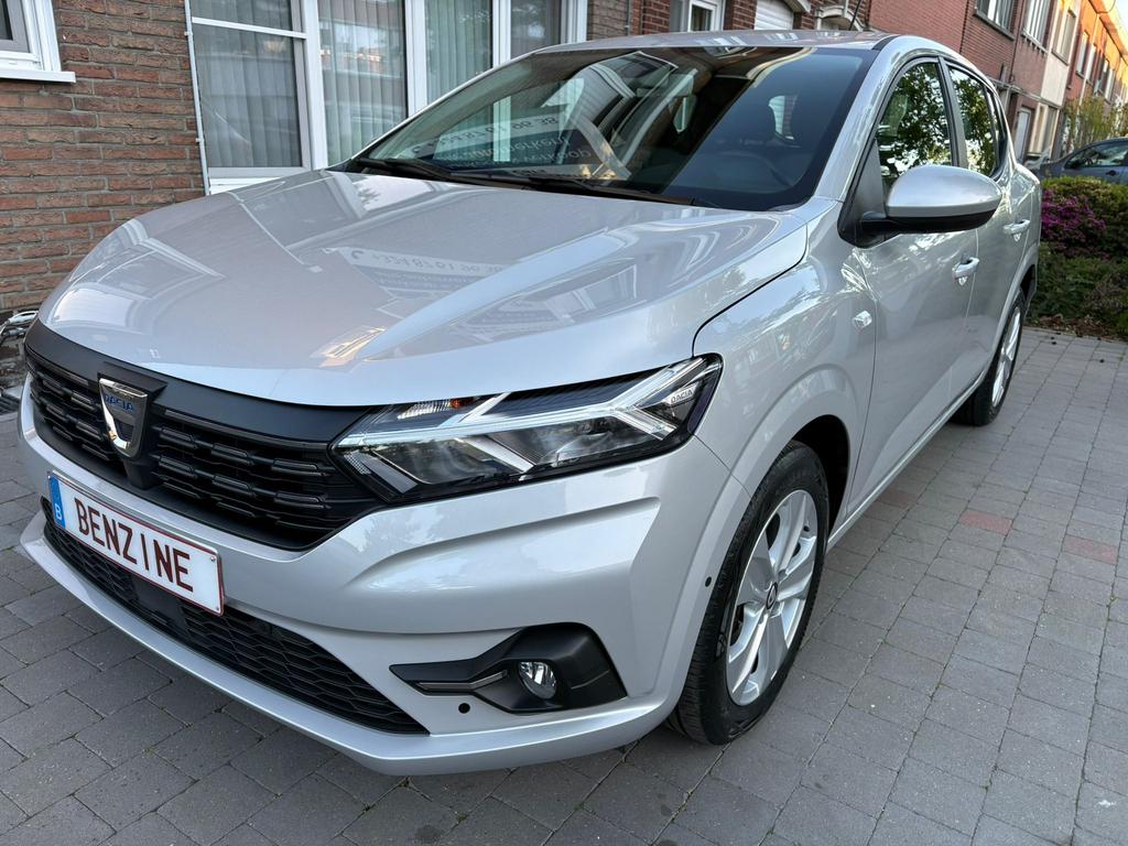 Dacia Sandero 1.0iSce!Nieuwstaat*Airco*Navi*9000km*Garantie!, Autos, Argent ou Gris, Achat, Euro 6, Entreprise