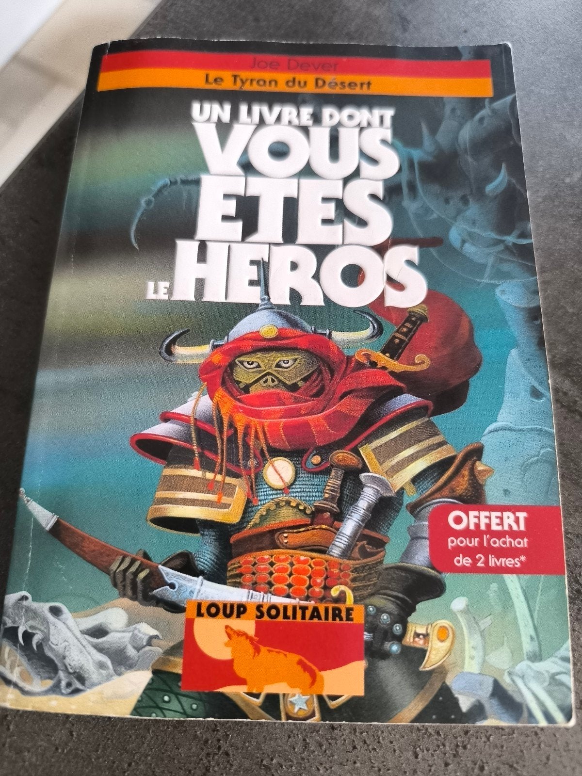 Un livre dont vous êtes le héros, Le tyran du désert, Livres, Enlèvement ou Envoi, Utilisé