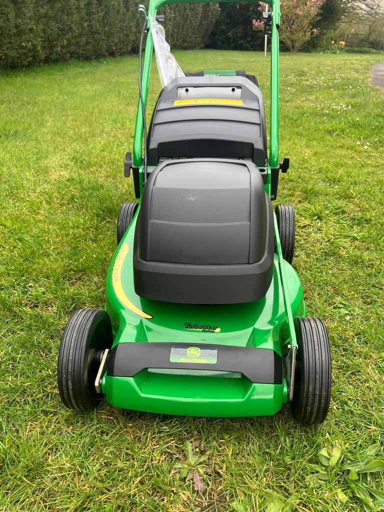 John Deere R43 EL, Tuin en Terras, Grasmaaiers, Ophalen, Cirkelmaaier, Elektrische grasmaaier, Nieuw