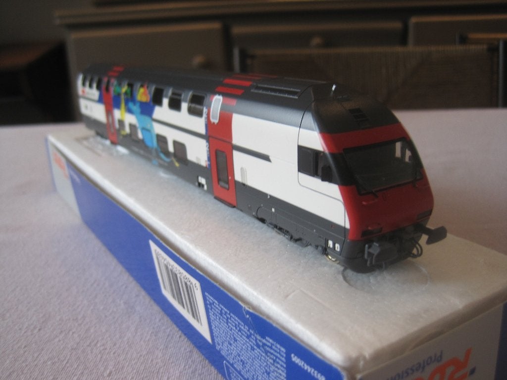 ROCO DUBBELDEK/STUURSTANDRIJTUIG SBB, Neuf, Enlèvement ou Envoi, Wagon, Roco