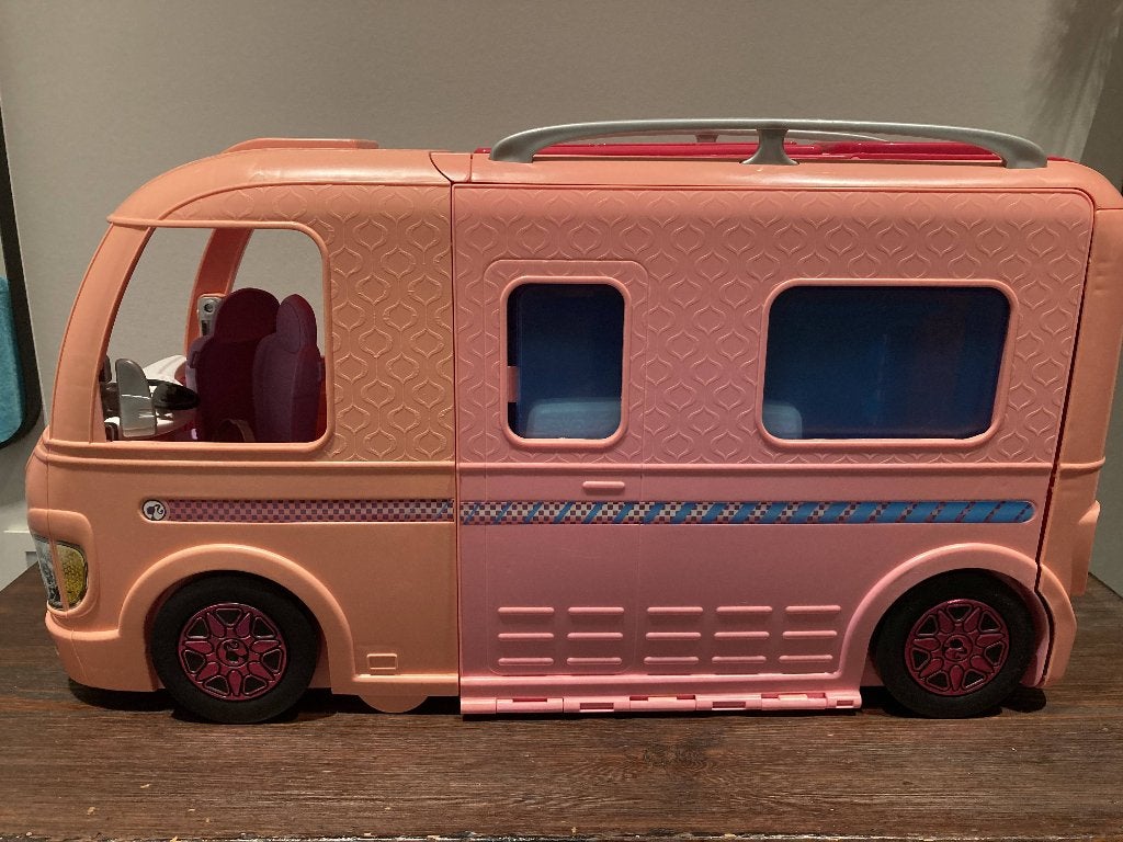Barbie 3 in 1 Droomcamper Speelset, in hele goede staat!, Kinderen en Baby's, Ophalen, Gebruikt, Barbie