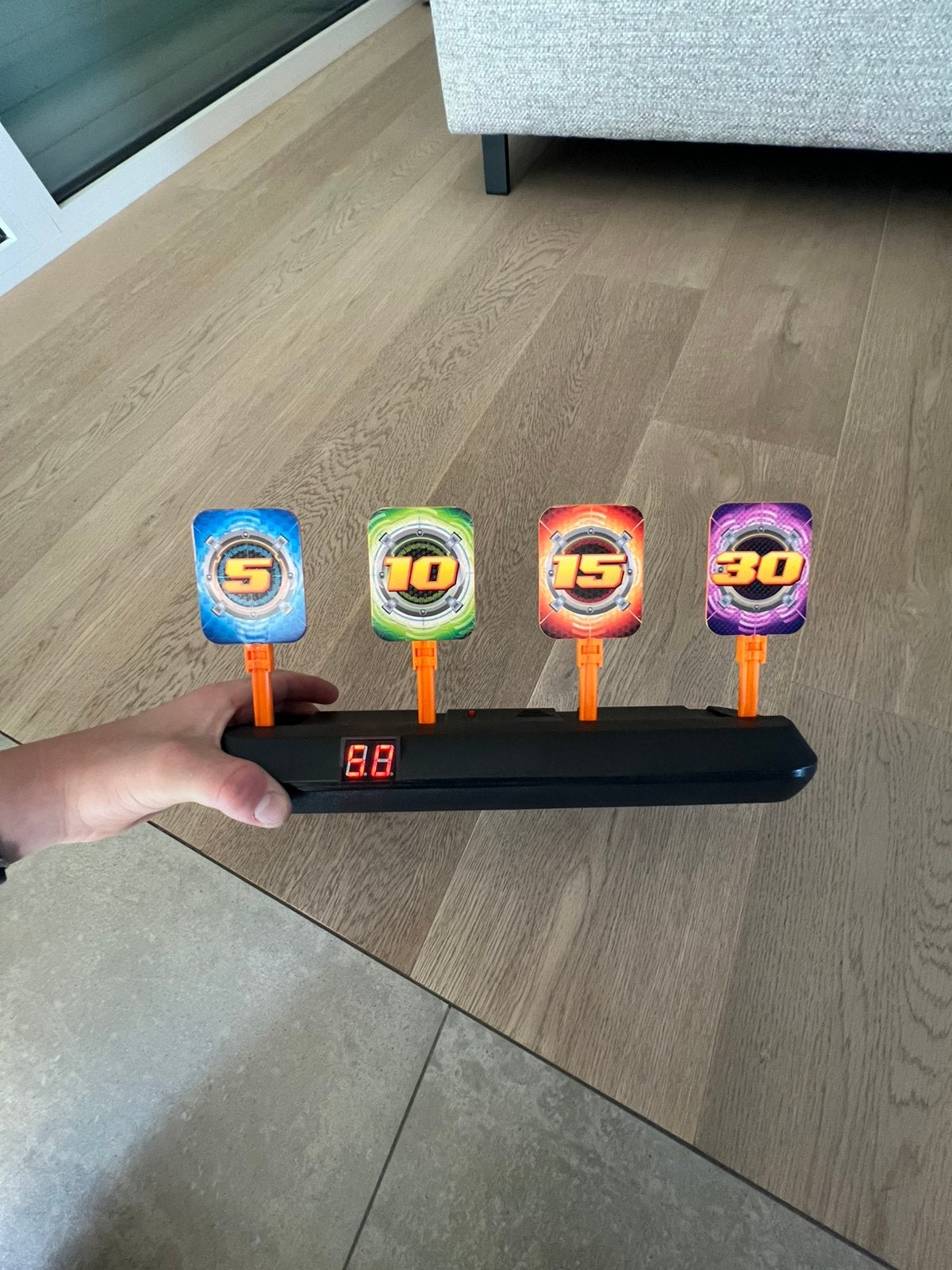 Nerf electronisch scorebord, Ophalen, Zo goed als nieuw