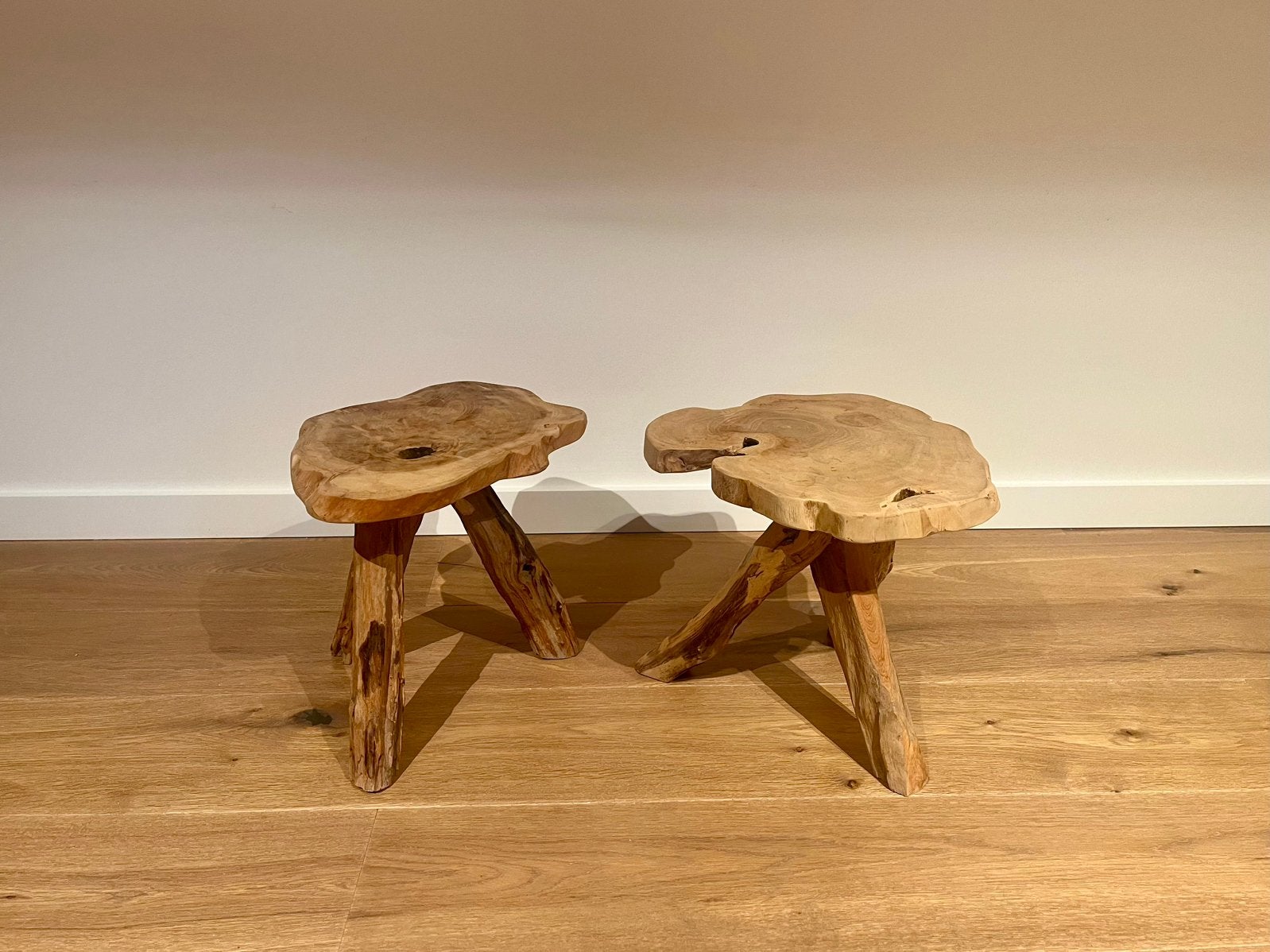 Bijzettafel in rustieke stijl, Huis en Inrichting, Ophalen, Minder dan 45 cm, Minder dan 55 cm, Rustiek