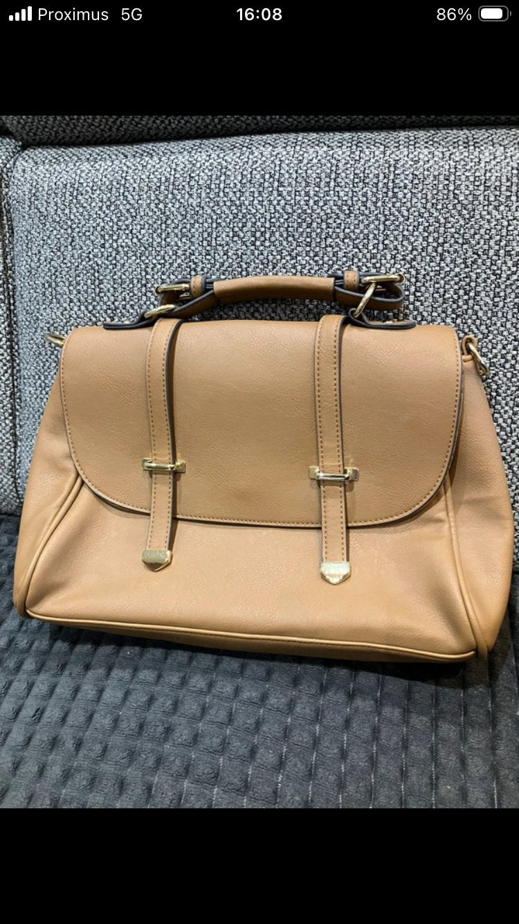 Sac à main avec poignée et compartiments 32 x 22 x 9 cm, Bijoux, Sacs & Beauté, Sacs | Sacs Femme, Enlèvement ou Envoi, Neuf, Sac à main