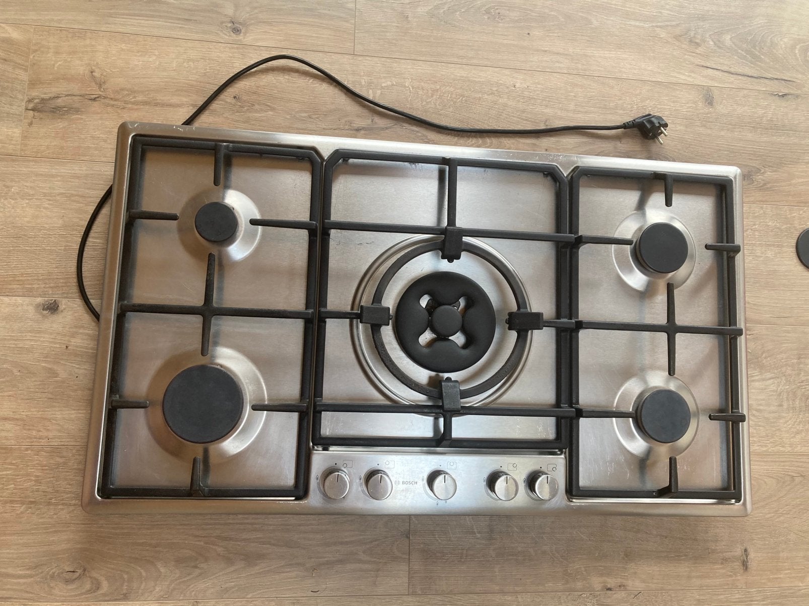 5-pits gasfornuis, Elektronische apparatuur, Ophalen, Gebruikt, 60 cm of meer, Inbouw