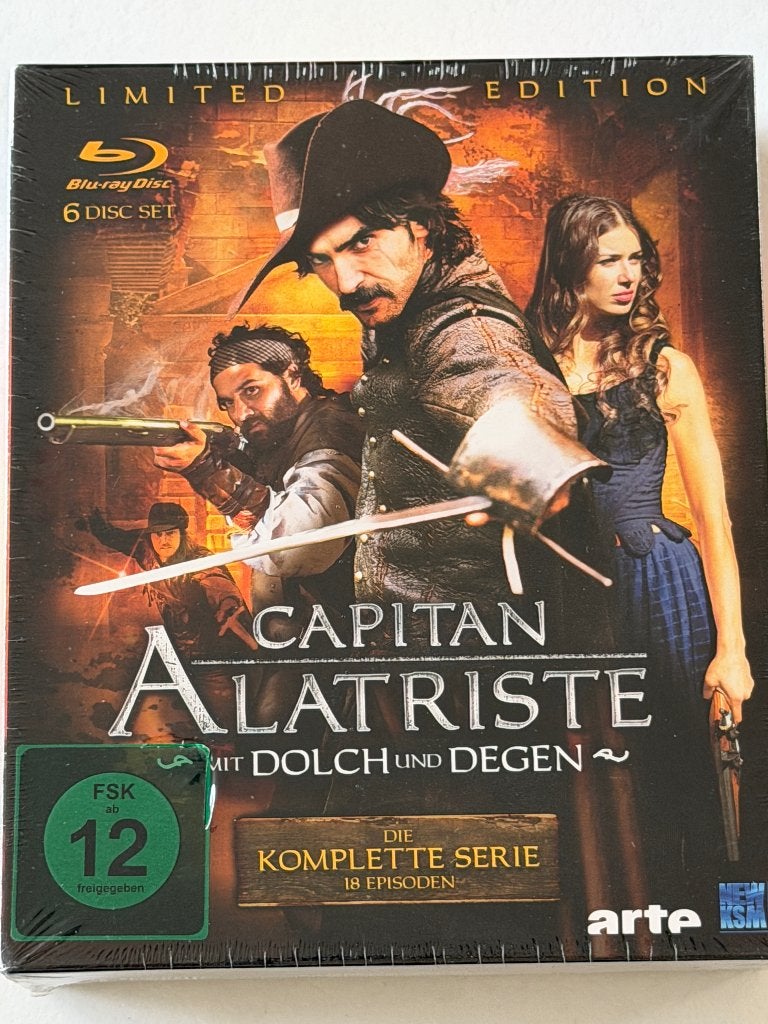 Capitan Alatriste - Mit Dolch Und Degen (Blu-ray) Import New, CD & DVD, Série, Enlèvement ou Envoi, Allemand, Allemand