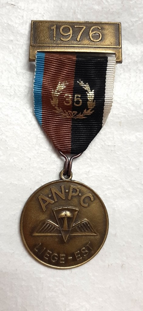 ANPC-medaille (Amicale Nationale Para-Commando) Luik 1976, Postzegels en Munten, Ophalen of Verzenden