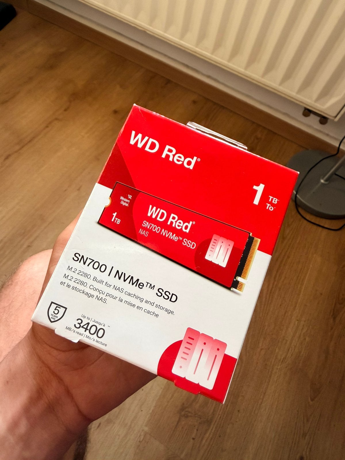 WD Red SN700 nvme SSD neuf dans la boite jamais ouverte, Computers en Software, Harde schijven, Intern, SSD, Nieuw, Ophalen of Verzenden
