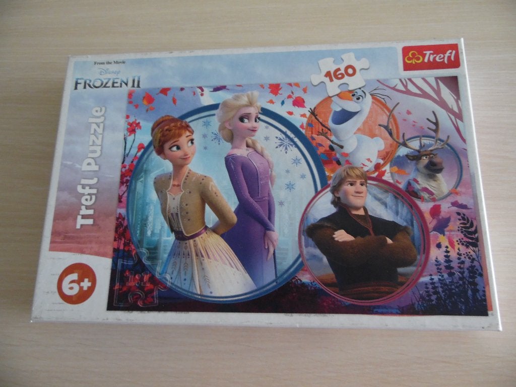 DISNEY FROZEN PUZZEL VAN 160 STUKJES, Ophalen of Verzenden, Meer dan 50 stukjes, Zo goed als nieuw, 6 jaar of ouder