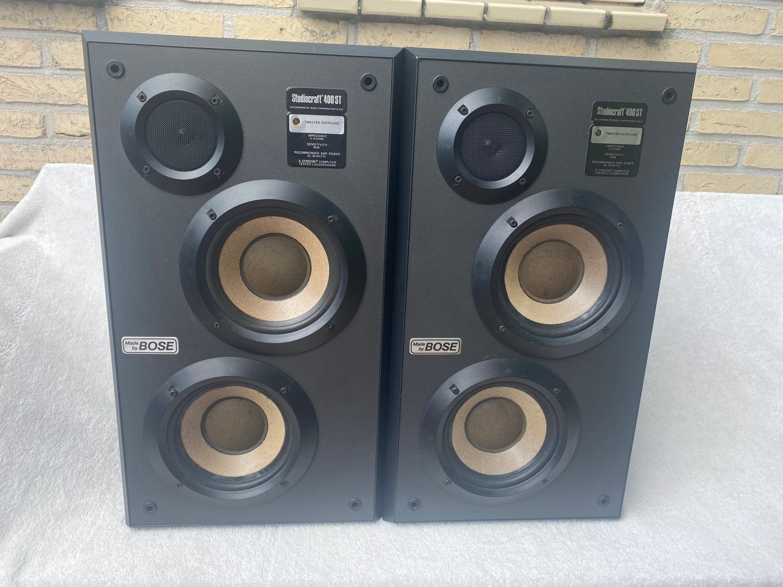 Haut-parleurs Bose Studiocraft 400 ST (ML4), TV, Hi-fi & Vidéo, Enlèvement ou Envoi, Comme neuf, Bose