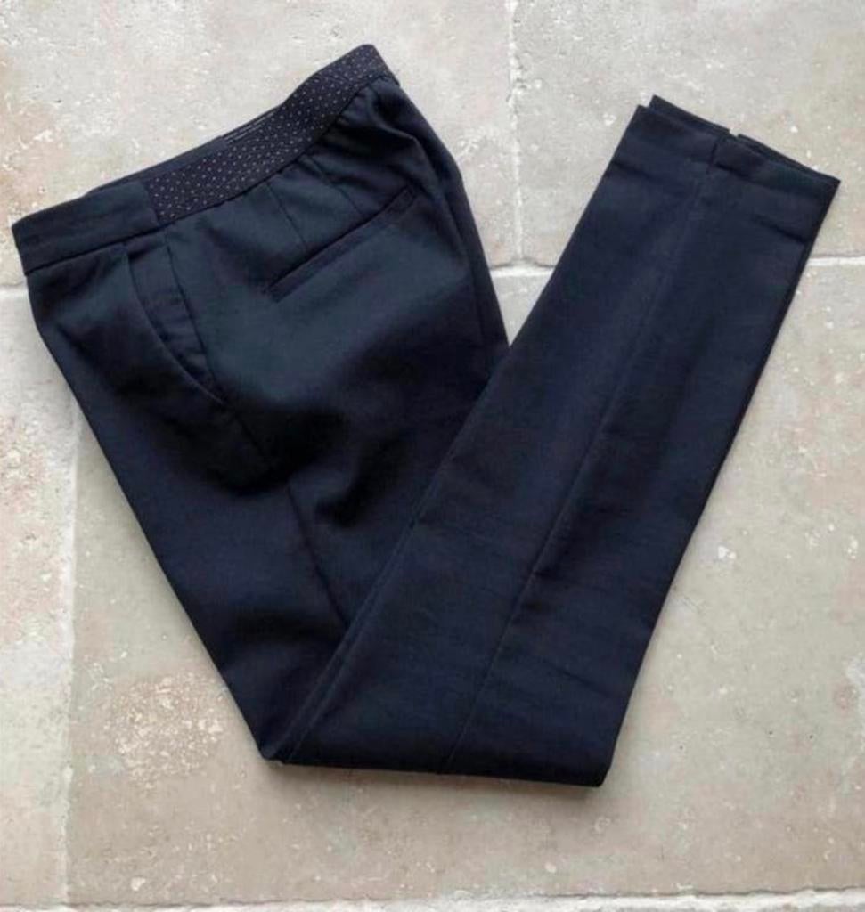 Plooibroek van Zara, Ophalen, Nieuw, Blauw