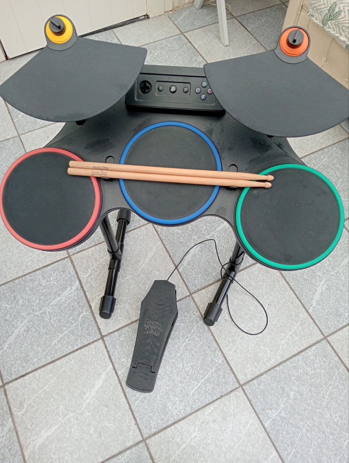 guitar hero drumstel, Ophalen, Zo goed als nieuw
