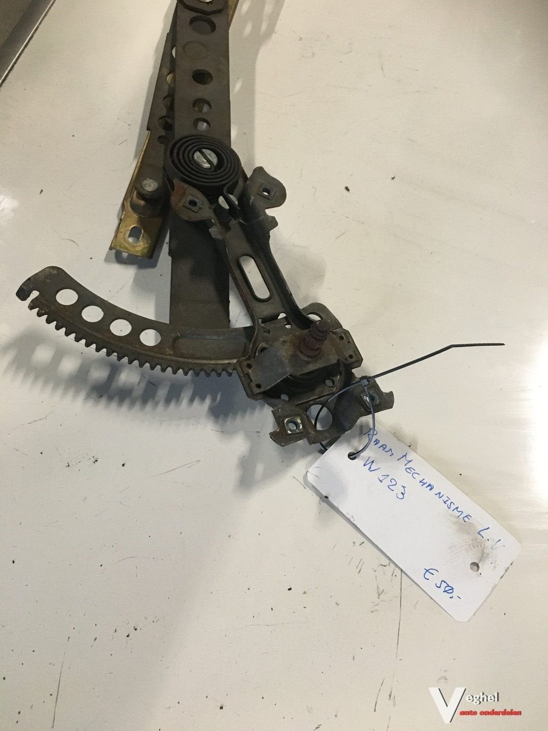 Mercedes W123 Raammechanisme Linksachter, Auto-onderdelen, Gebruikt, -, -, Ophalen of Verzenden