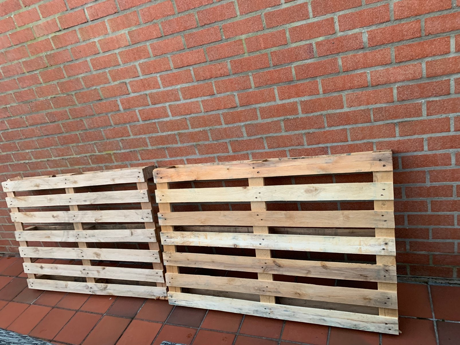 2 gratis palletten afhalen Knokke-Heist, Doe-het-zelf en Bouw, Ophalen, Zo goed als nieuw