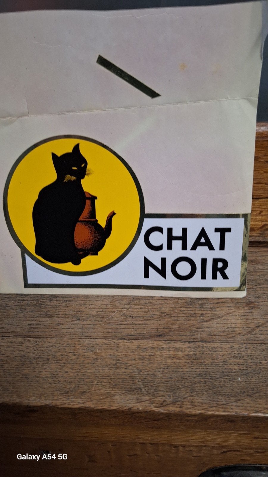 Sticker zwarte kat, Verzamelen, Ophalen of Verzenden