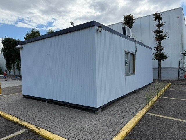 woon/kantoor container, Ophalen