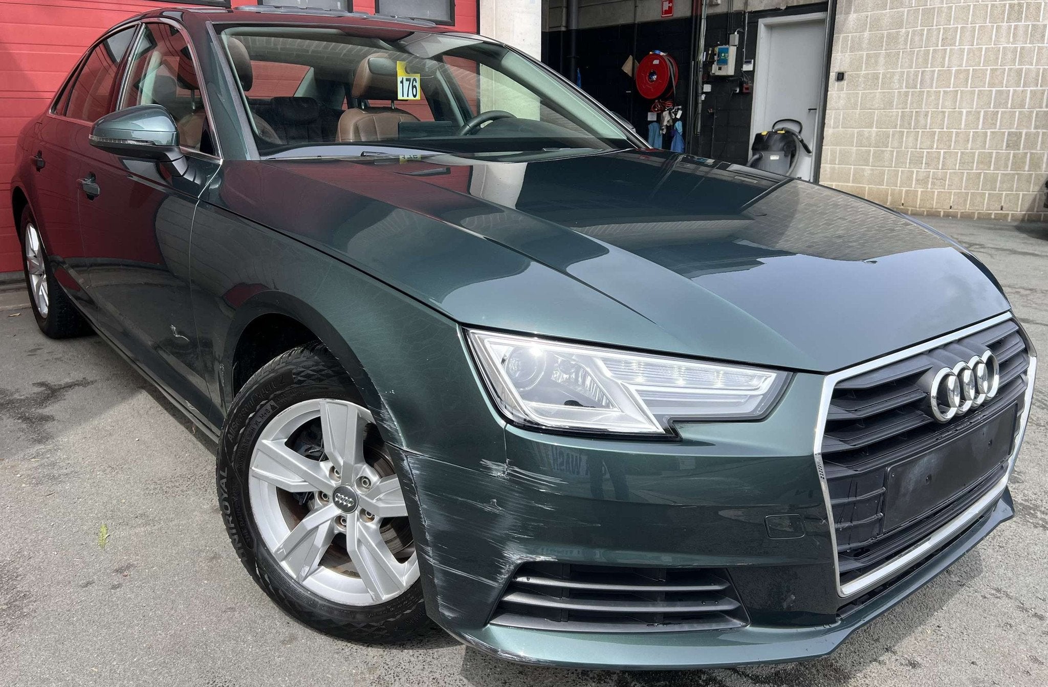 Audi A4 1.4 TFSI Design + NAVI + CUIR (bj 2017), Auto's, Audi, 4 deurs, Gebruikt, 4 cilinders, A4