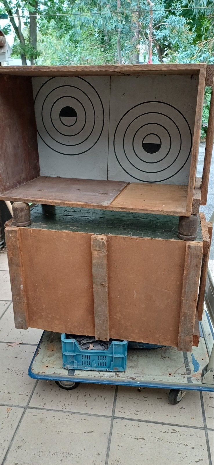 2 oude houten bakken, gratis af te halen, Ophalen