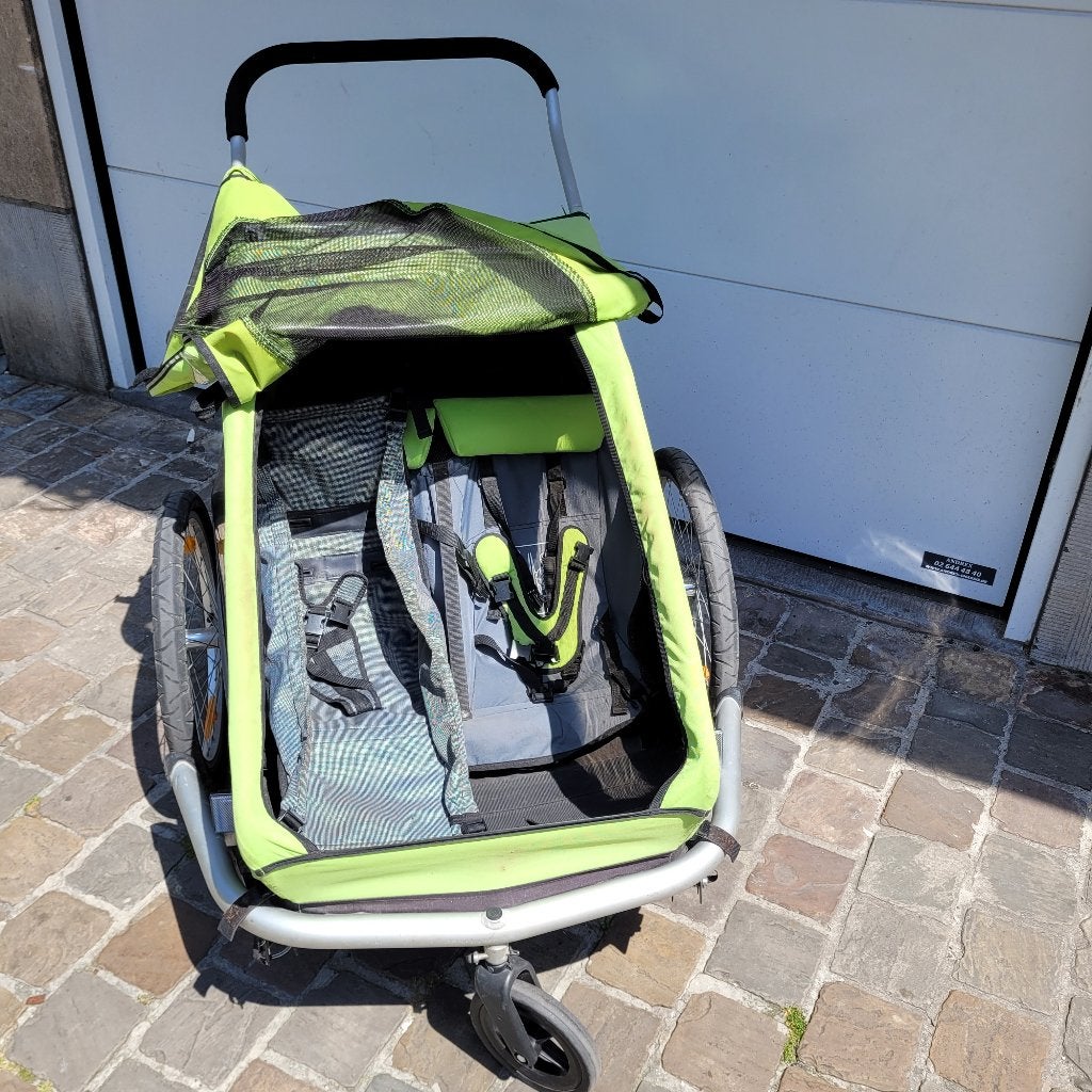 Croozer met babyhangmatje, Ophalen, Gebruikt