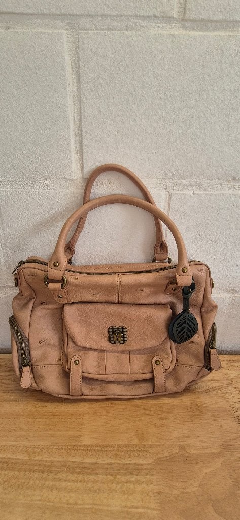 Sac à main Nica vieux rose à motif floral et bandoulière, Enlèvement ou Envoi, Utilisé, Rose, Sac à main
