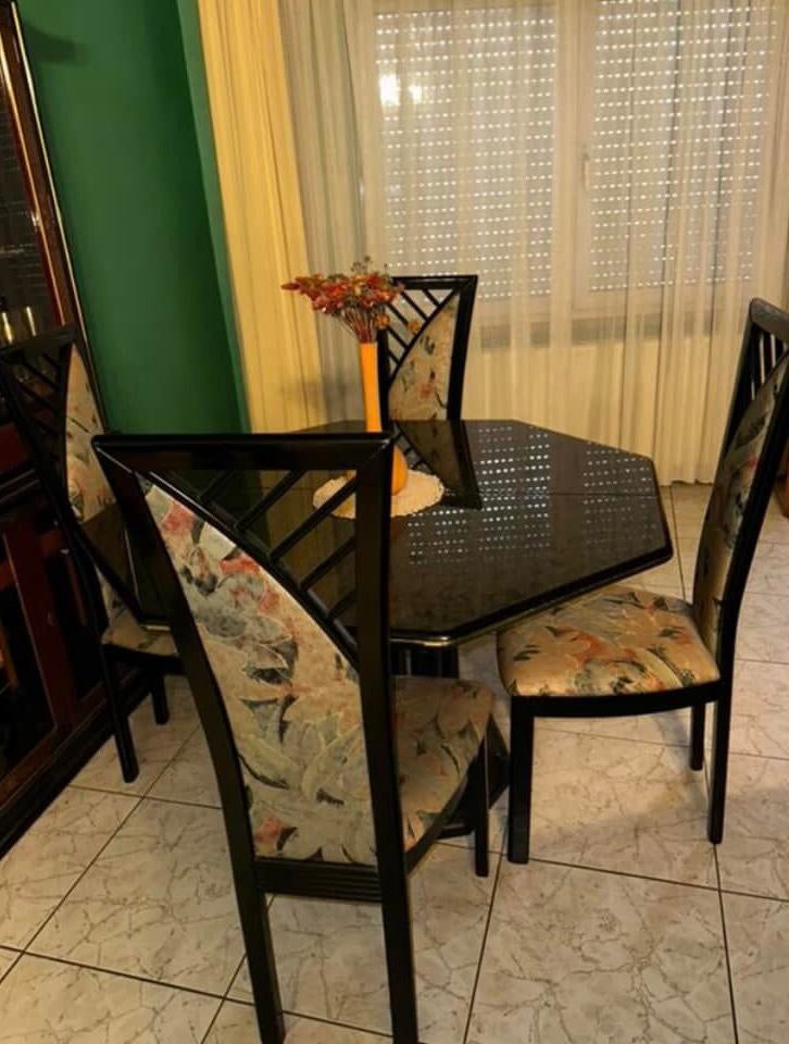 Table + 4 chaises (meubles chinois), Antiquités & Art, Enlèvement