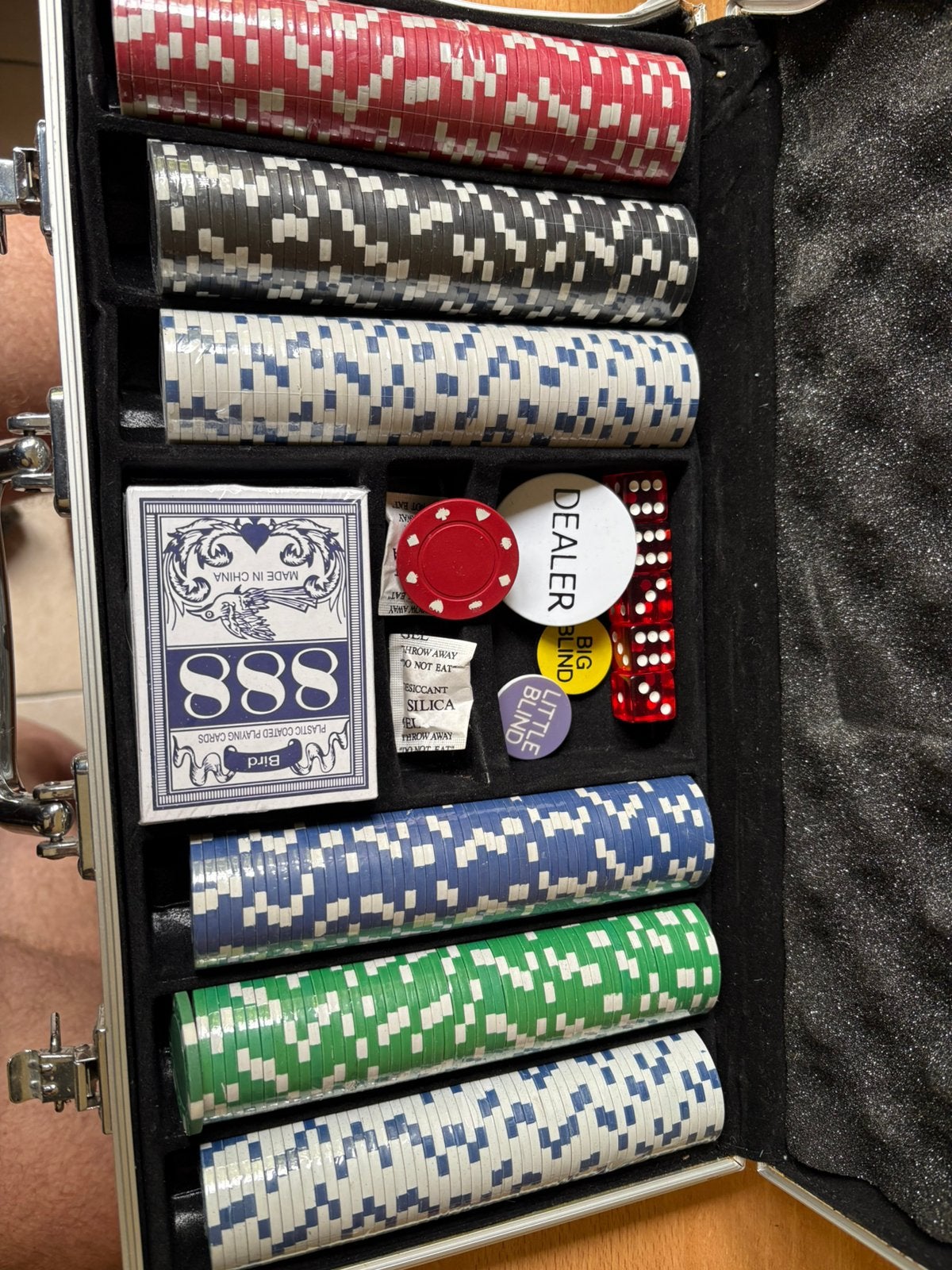 Poker chip set - new, Ophalen, Zo goed als nieuw