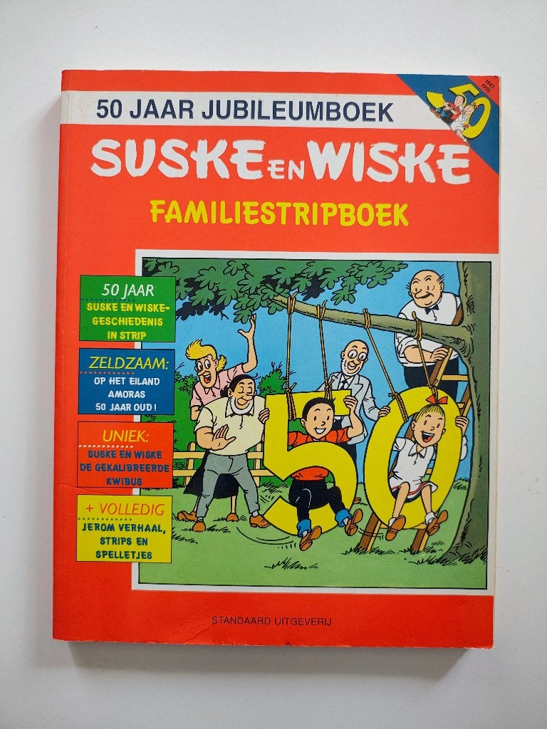 Suske & Wiske familiestripboek 50 jaar, Une BD, Enlèvement ou Envoi, Comme neuf
