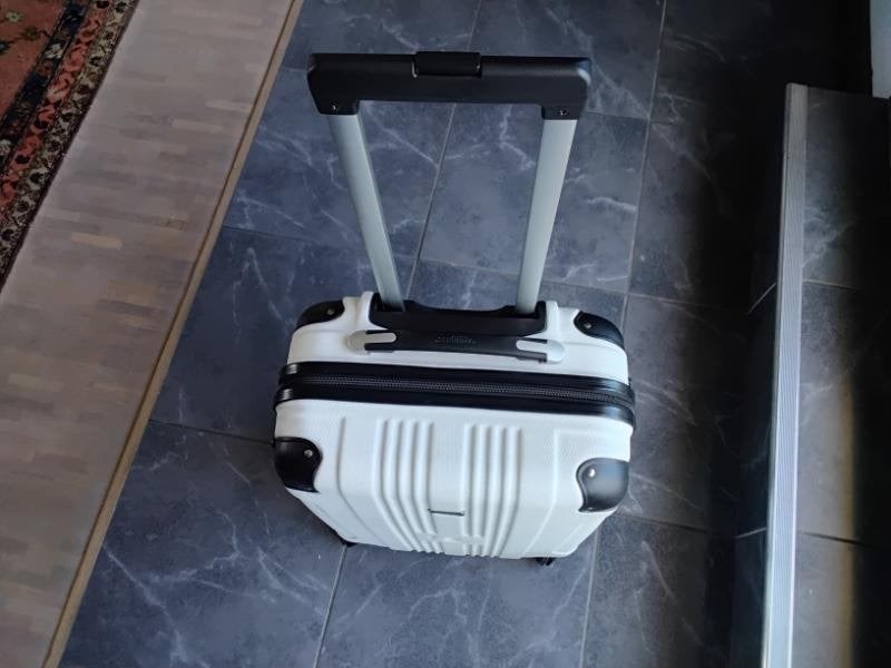 Valise de voyage « Princess » presque neuve, 35 à 45 cm, Plastique dur, Enlèvement, 50 à 60 cm