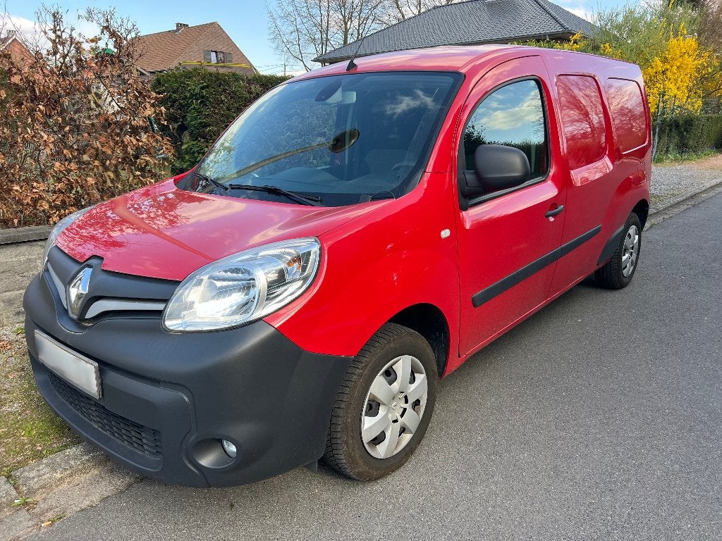 Renault Kangoo 1.5 Blue dci grand confort MAXI, Autos, Rouge, Achat, Capteur de stationnement, 2 places