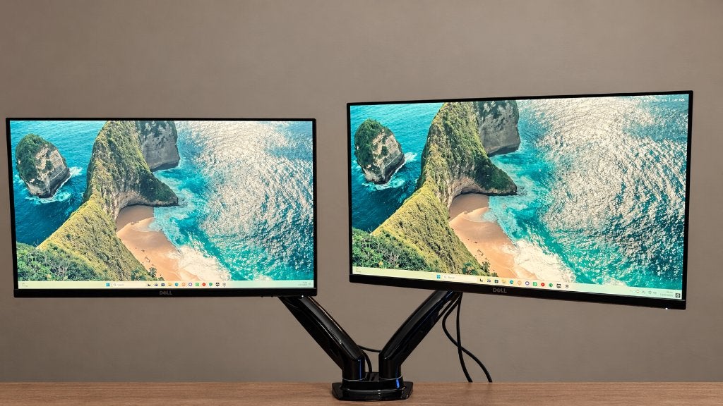 Dell P2422H 24″ Full HD IPS x2 + pied support double, Informatique & Logiciels, HD, IPS, Enlèvement ou Envoi, Comme neuf