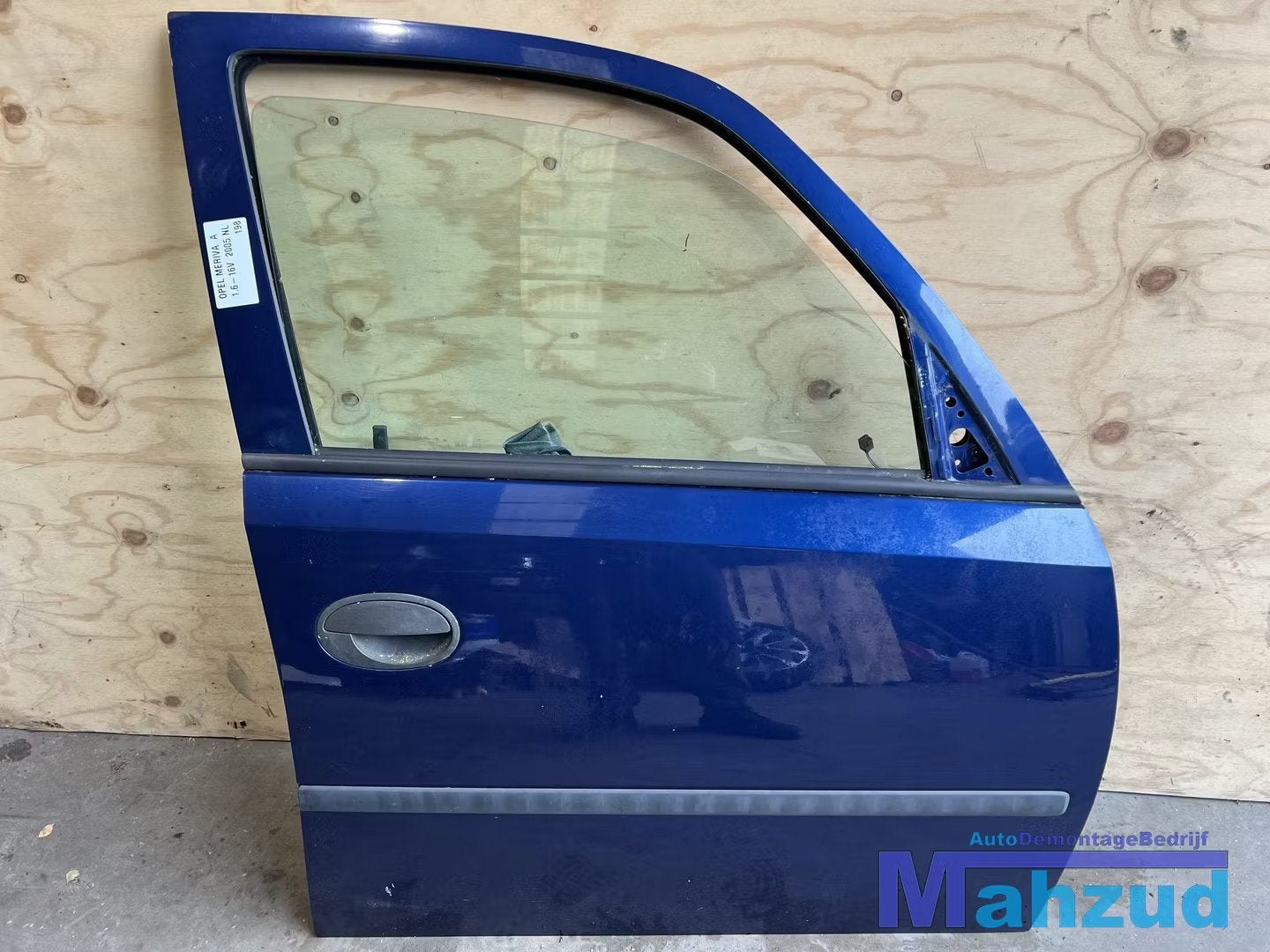 OPEL MERIVA A Z21B Blauw rechts voor deur portier 2003-2010, Auto-onderdelen, Gebruikt, Deur, Opel Automobile GmbH, Kontakt@opel-infoservice.de