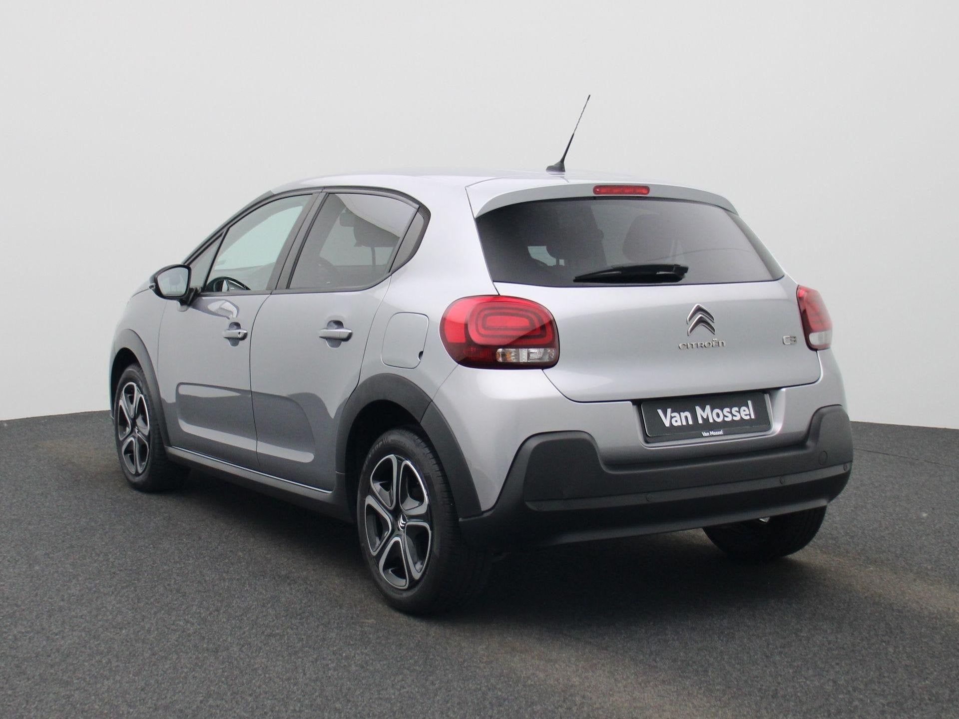 Citroën C3 1.2 Feel, Argent ou Gris, Entreprise, Boîte manuelle, Noir