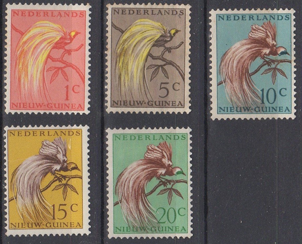 Nederland Nieuw Guinea -Paradijsvogel 1954, Verzenden, Postfris