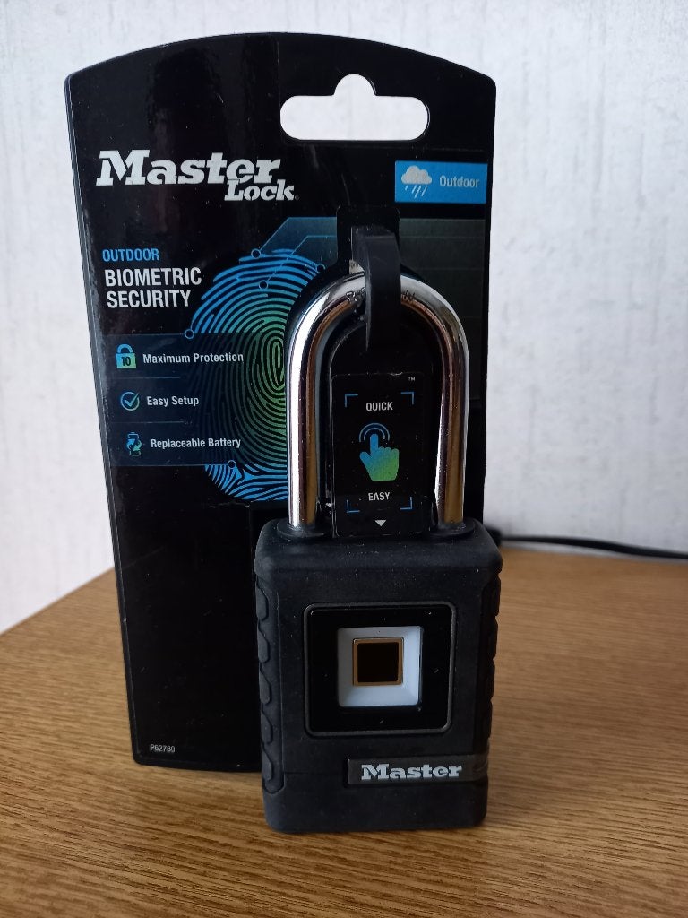 Hangslot Masterlock - Biometrisch hangslot, Ophalen of Verzenden, Nieuw