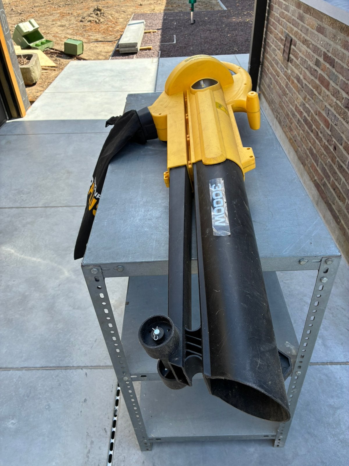 Powerplus bladblazer/zuiger, Tuin en Terras, Bladblazers, Ophalen, Gebruikt, Handgedragen, Met opvangzak