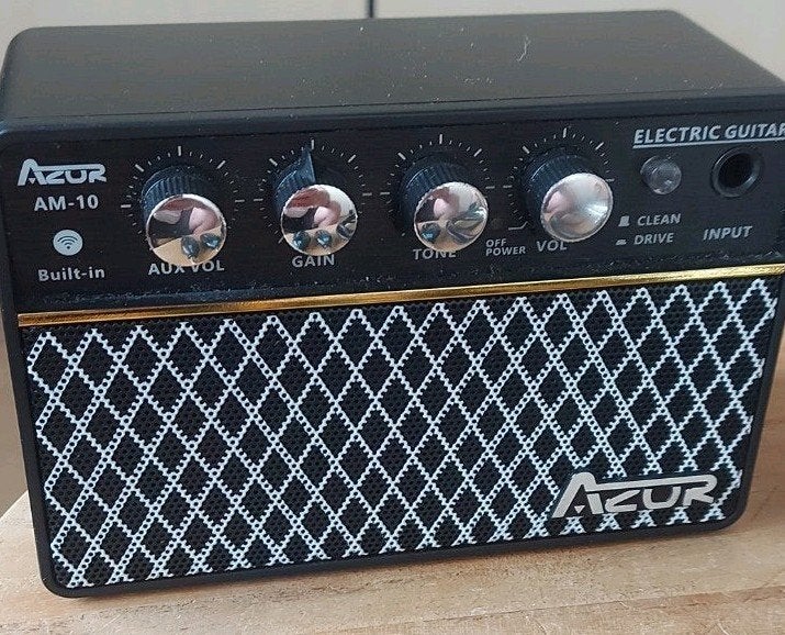 Gitaar pocked versterker azur 10watt oplaadbaar, Musique & Instruments, Amplis | Basse & Guitare, Enlèvement, Guitare