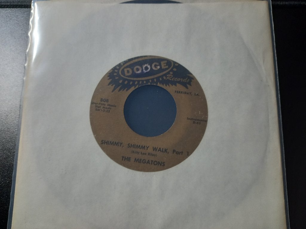 The Megatons‎ — Shimmy, Shimmy Walk '7 Funk / Soul , Blues, 7 inch, Utilisé, Housse de protection extérieure, Autres types
