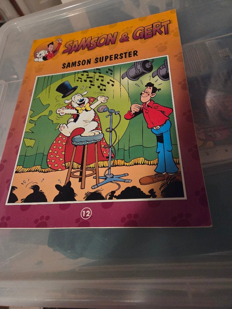 Samson en Gert -12- Samson superster, Boeken, Ophalen, Eén stripboek, Zo goed als nieuw, D. Verbiest; G. Verhulst; H. Bourlon