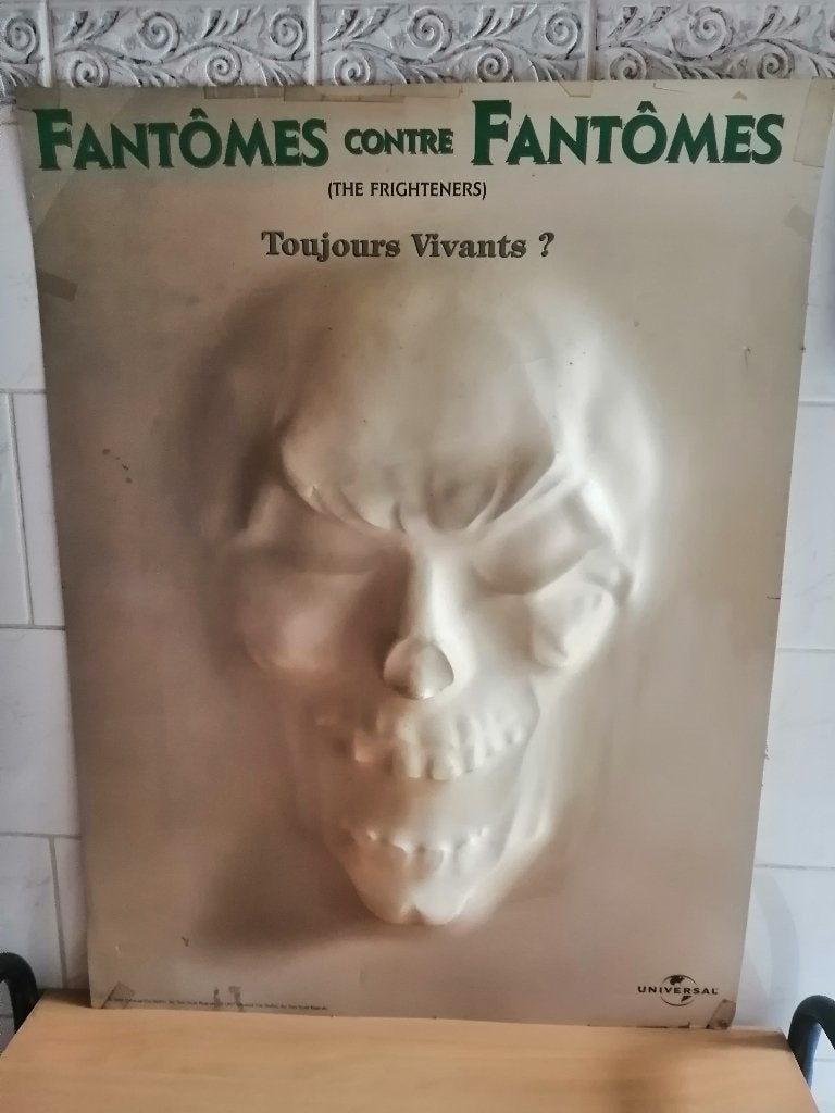 PLV Vintage 3D Fantômes contre Fantômes 1996 Peter Jackson, Rectangulaire horizontal, Enlèvement, Utilisé, Cinéma et TV