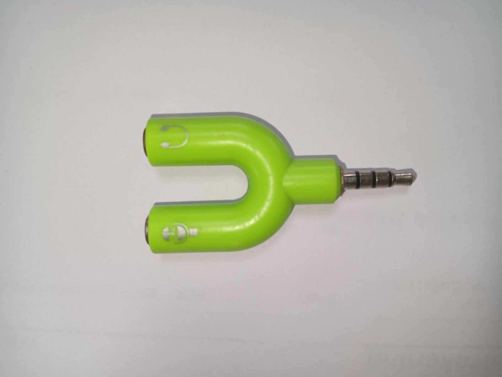 Audio splitter groen €2, TV, Hi-fi & Vidéo, Câbles audio & Câbles de télévision, Enlèvement, Comme neuf